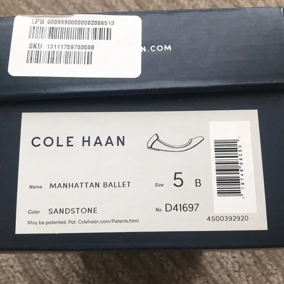 NEW Cole Haan Manhattan Ballet Flats, Size 5 - Picture 6 of 6